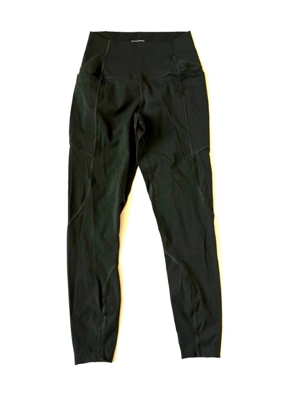 LNDR Womens 4-6 S Green Leggings 7/8 Length Pull On Fatal Attraction AL1098